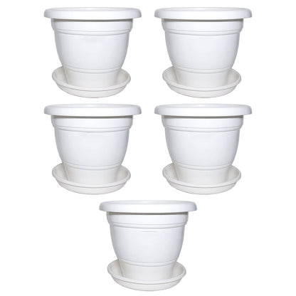 AM0930 Plastic Botton Tray Plate 6 inch Round Plastic Pot
