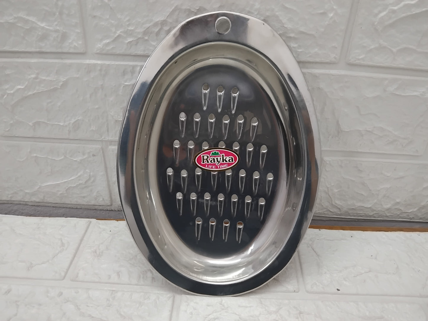 AM3579 Stainless Steel Flat Oval Khamani Pack Of 1 Pcs