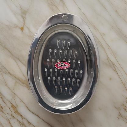 AM3579 Stainless Steel Flat Oval Khamani Pack Of 1 Pcs
