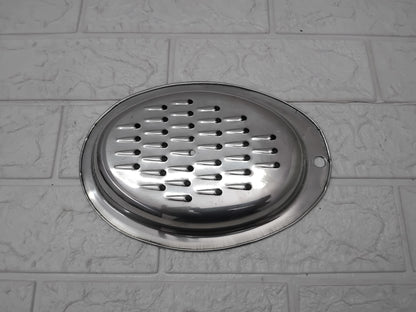 AM3579 Stainless Steel Flat Oval Khamani Pack Of 1 Pcs