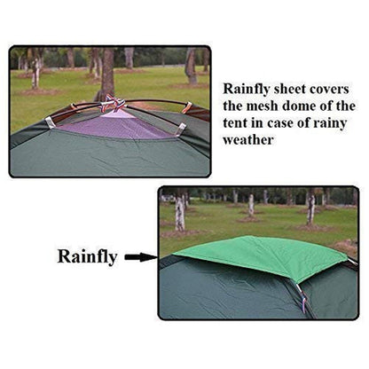 AM5409 Picnic Camping Portable Tent (6 Person) Velkro Polyester Waterproof 6 Person Tent