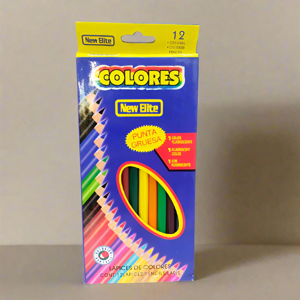 AM5261 Kids Colour Pencils Art Colour Pencils Painting Sketching Water Color Pencils Kit Multi-Colour (Pack of 12)