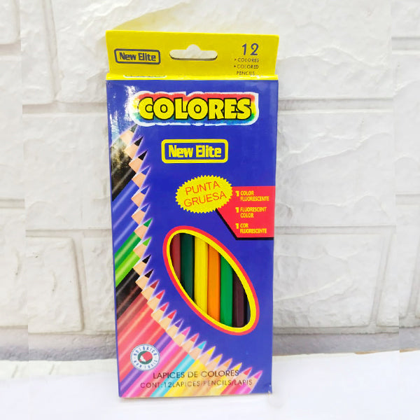 AM5261 Kids Colour Pencils Art Colour Pencils Painting Sketching Water Color Pencils Kit Multi-Colour (Pack of 12)
