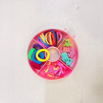 AM1192 Cute Mini donut round hair accessories gift box