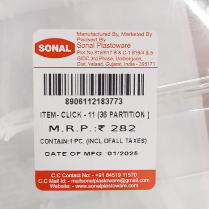 AM5111 Sonal Plastic Multipurpose Container (36 Partition)