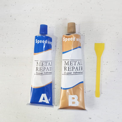 AM5639 Speed Wing Metal Repair Glue for Metal A& B Casting Repair Glue (Pack of 2pc) (100 g)