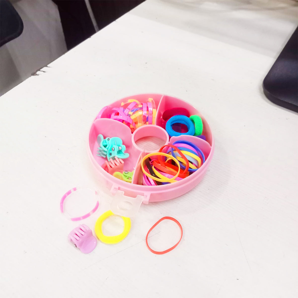AM1192 Cute Mini donut round hair accessories gift box