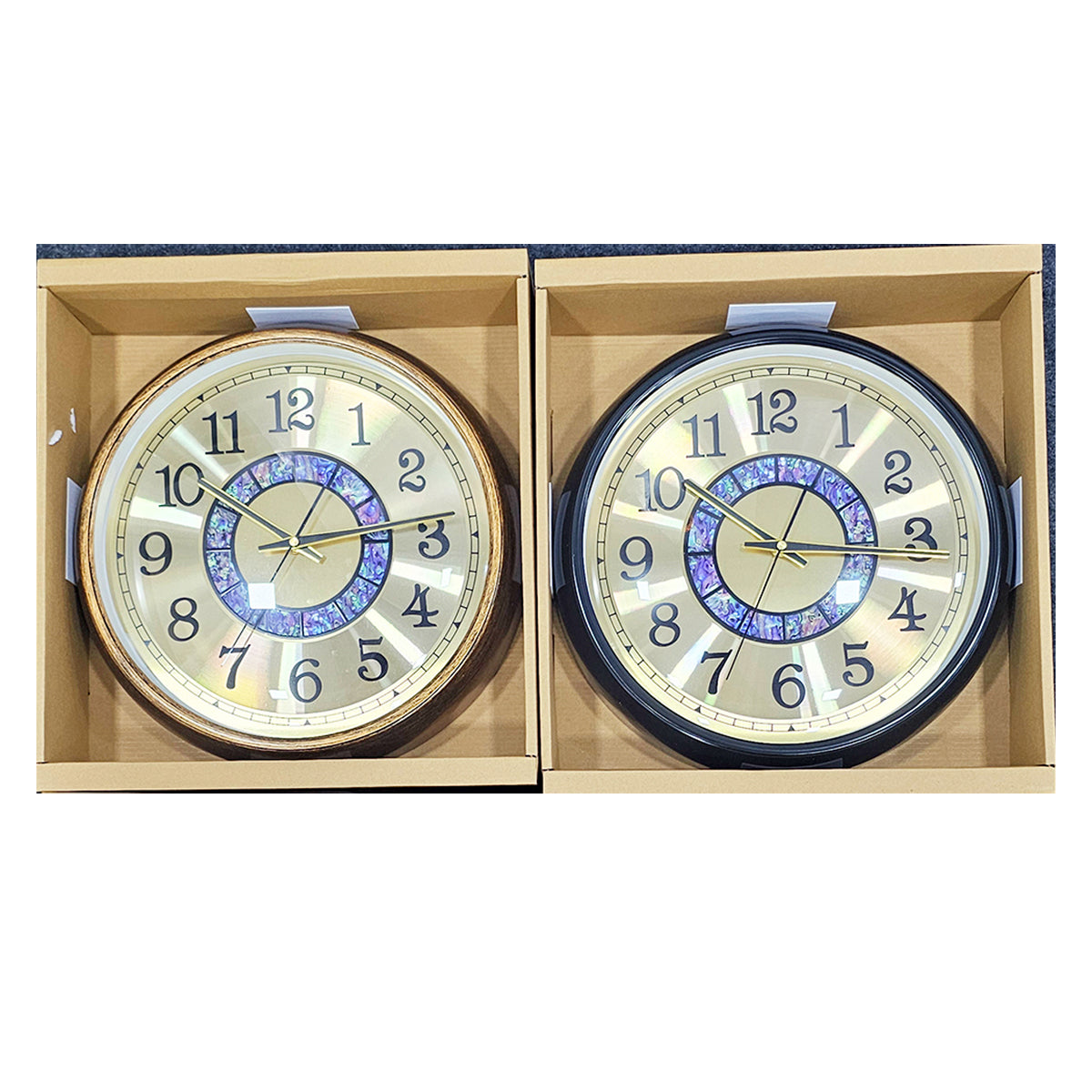 AM5946 Aesthetic Brass Silent Gold Decorative Wall Clock