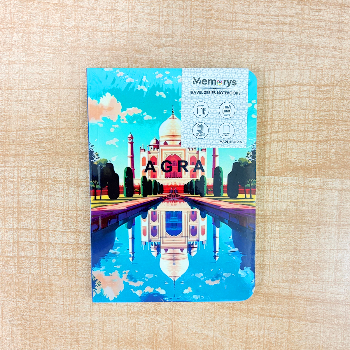 AM6650 Mix-Design Travel Series A6 Notebooks - 1pc