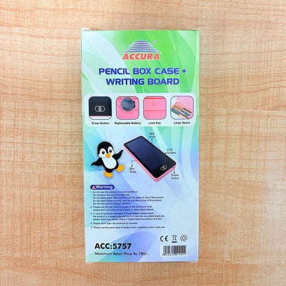 AM5190 Kids Pencil Box with LCD Screen and Writing Pen with Erase Button