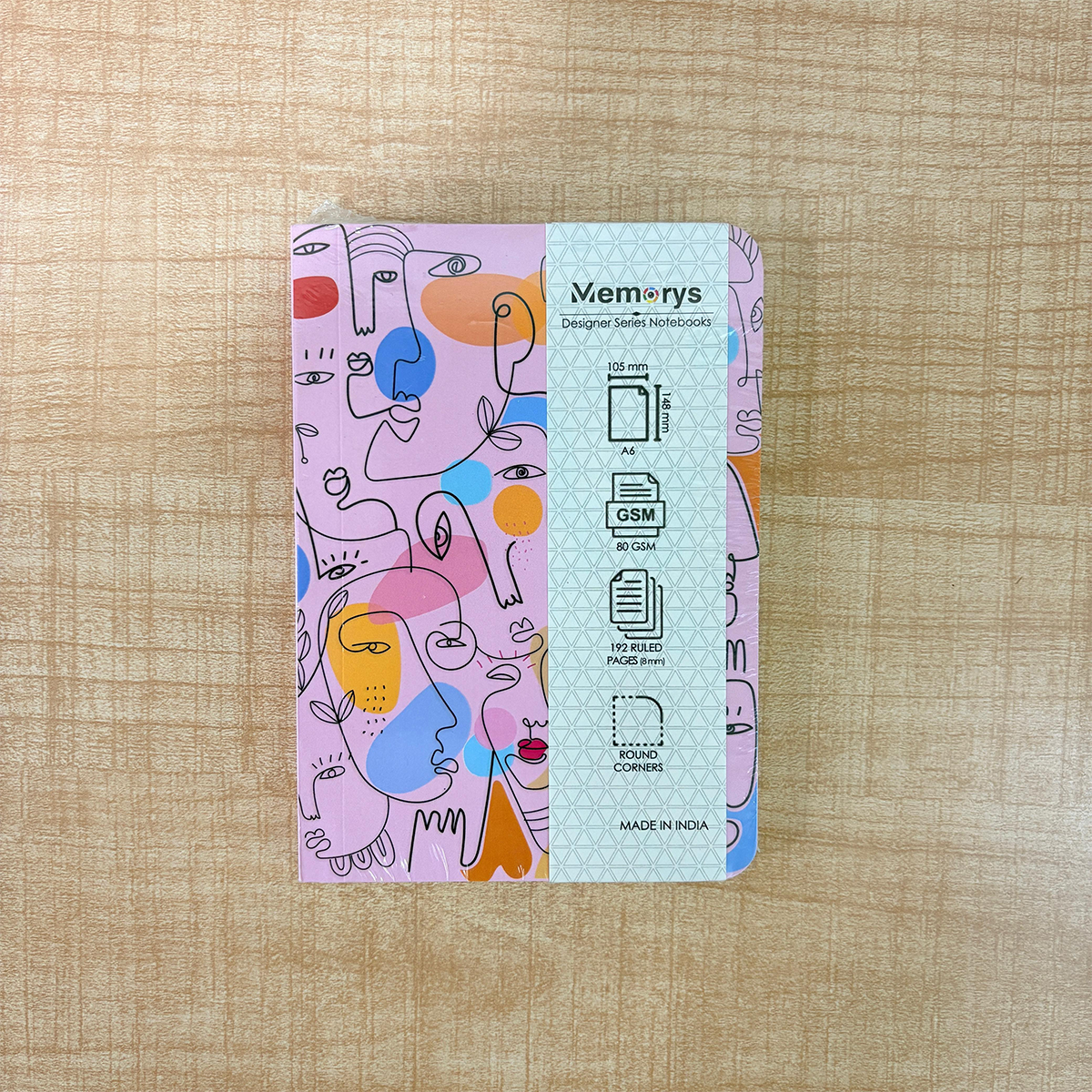 AM6630 Mix-Design Designer Series A6 Pocket Notebook - 1pc