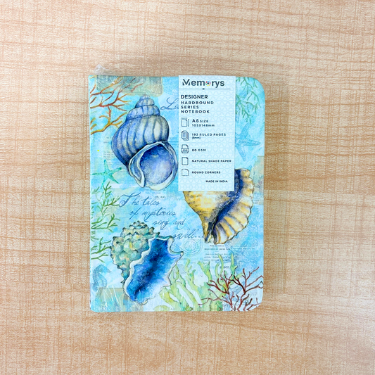 AM6634 Mix-Design Designer Hardbound A6 Notebook - 1pc