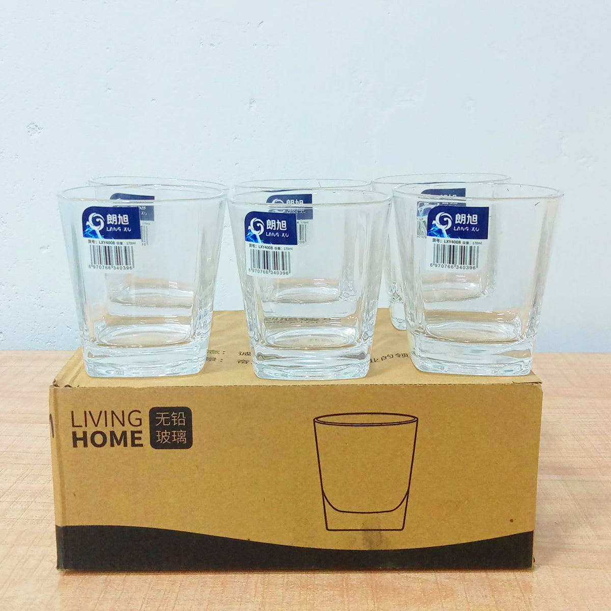 AM5999 Lang Xu Whisky Glass Tumbler 170ml - Set of 6 pc