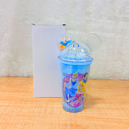 TM0100 Mix-Design Glitter Tumbler with Mickey Mouse Ears Dome Lid – Pack of 1