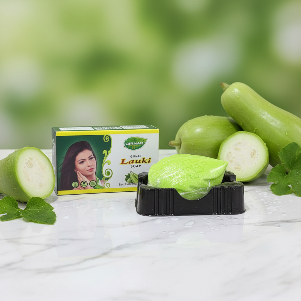 AM6692 Girnar Lauki Soap - 1st Grade Ayurvedic Soap (100g)