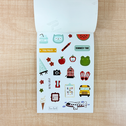 AM6637 Mix-Design My Sticker Book - 300+ Unique & Reusable Stickers - 1pc