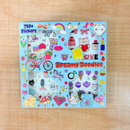 AM6638 Mix-Design Dreamy Doodles 750+ Sticker Collection Box