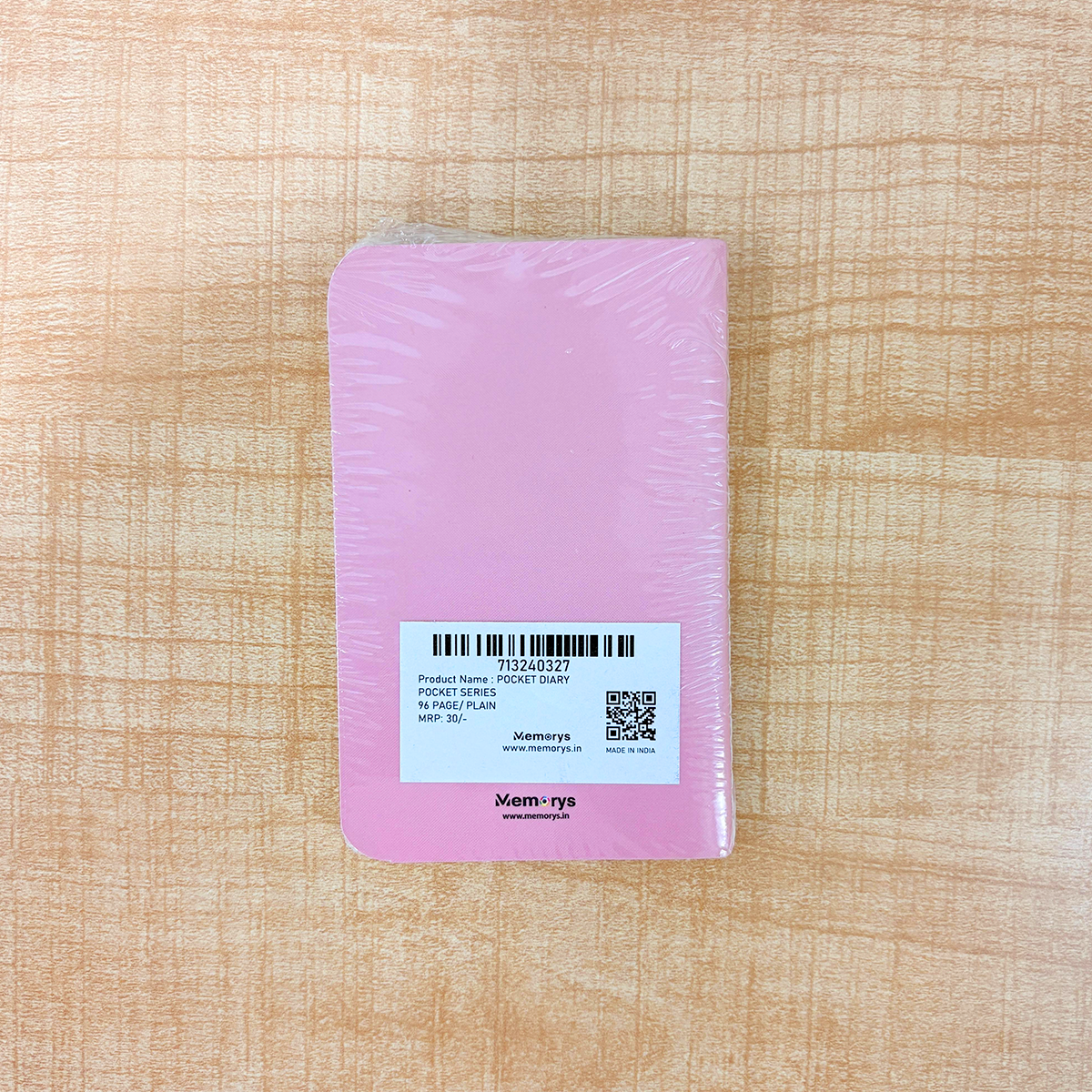 AM6643 Mix-Design Printed A7 Pocket Diary - 96 Plain Pages - 1pc