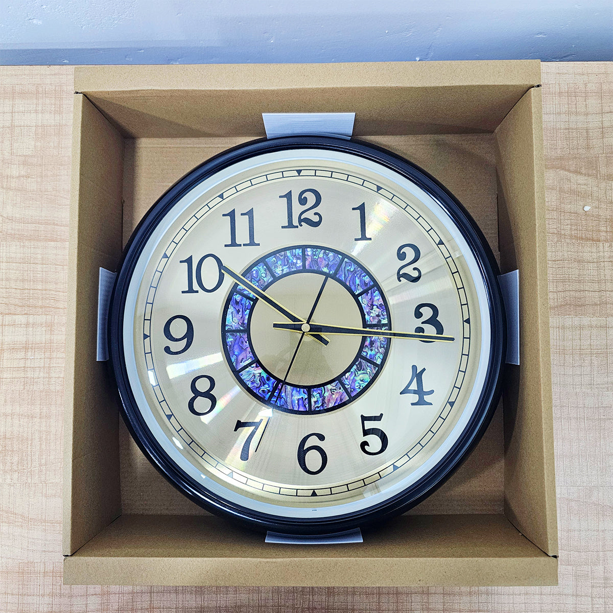 AM5946 Aesthetic Brass Silent Gold Decorative Wall Clock