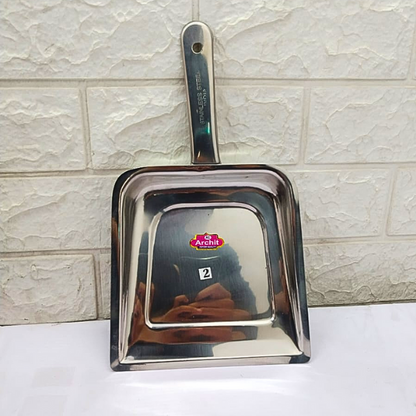 AM5322 Bright Metal Stainless Steel Dustpan/Supdi (2)