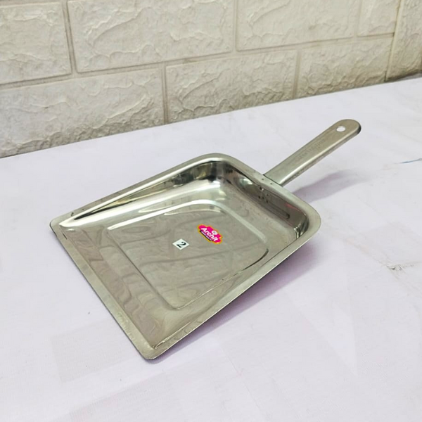 AM5322 Bright Metal Stainless Steel Dustpan/Supdi (2)