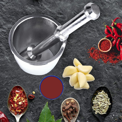 AM5343 Tizer Mortar and Pestle Set for Kitchen Set of 1 Medium