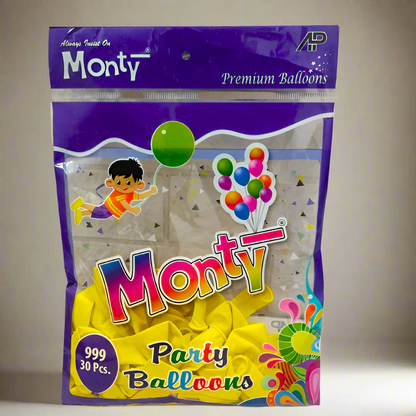 AM5272 Multi-Colour Monty Party Balloons (Set Of 30 Pcs)