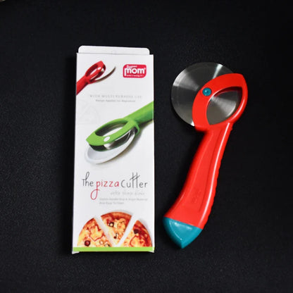 11705 Supermom Premium Stainless Steel Pizza Cutter with Ergonomic Handle (1 Pc)