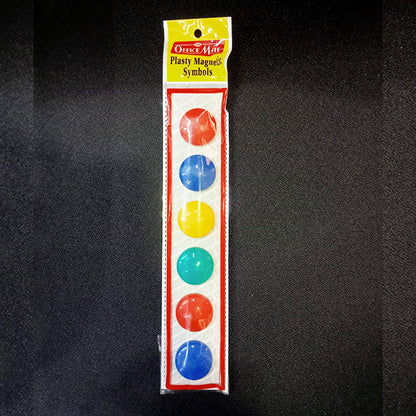 AM5056 Durable Magnetic Button Set for Kid's Experiments (6 Pc, Round Shape)