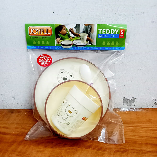 AM3956 Joyful Teddy Meal Serving Set 5Pcs
