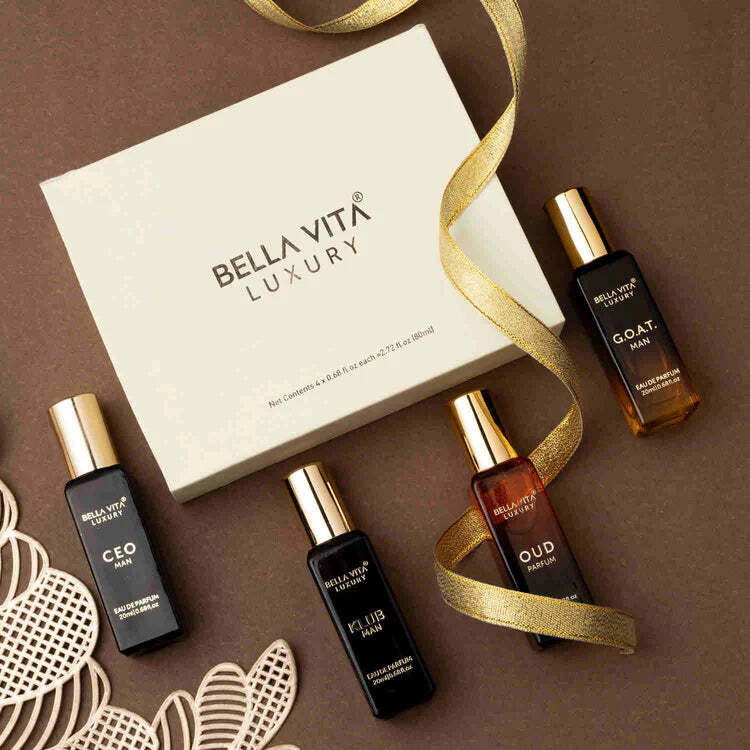 AM2383 Bella Vita Luxury Man Perfume Gift Set 4 x 20 ml