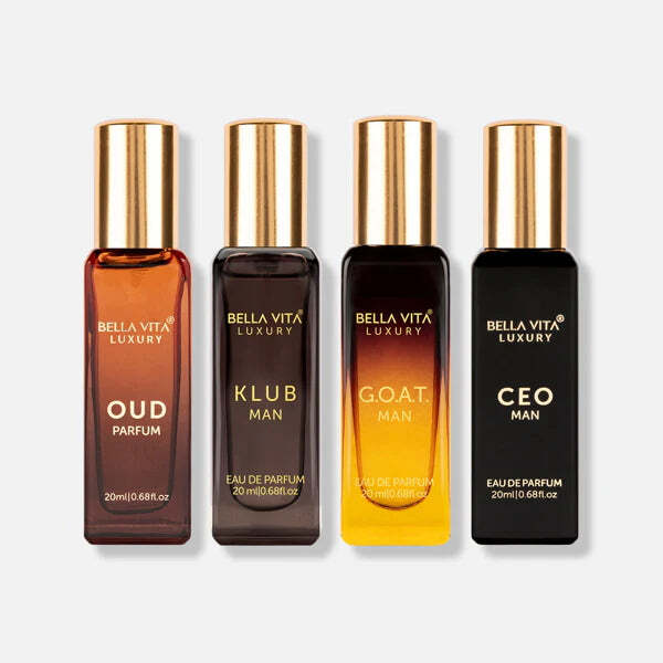 AM2383 Bella Vita Luxury Man Perfume Gift Set 4 x 20 ml