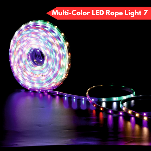 Di0381 Multi-Color LED Rope Light â€“ AR-2835R Flexible Strip for Mood Lighting, Decoration & Home DÃ©cor
