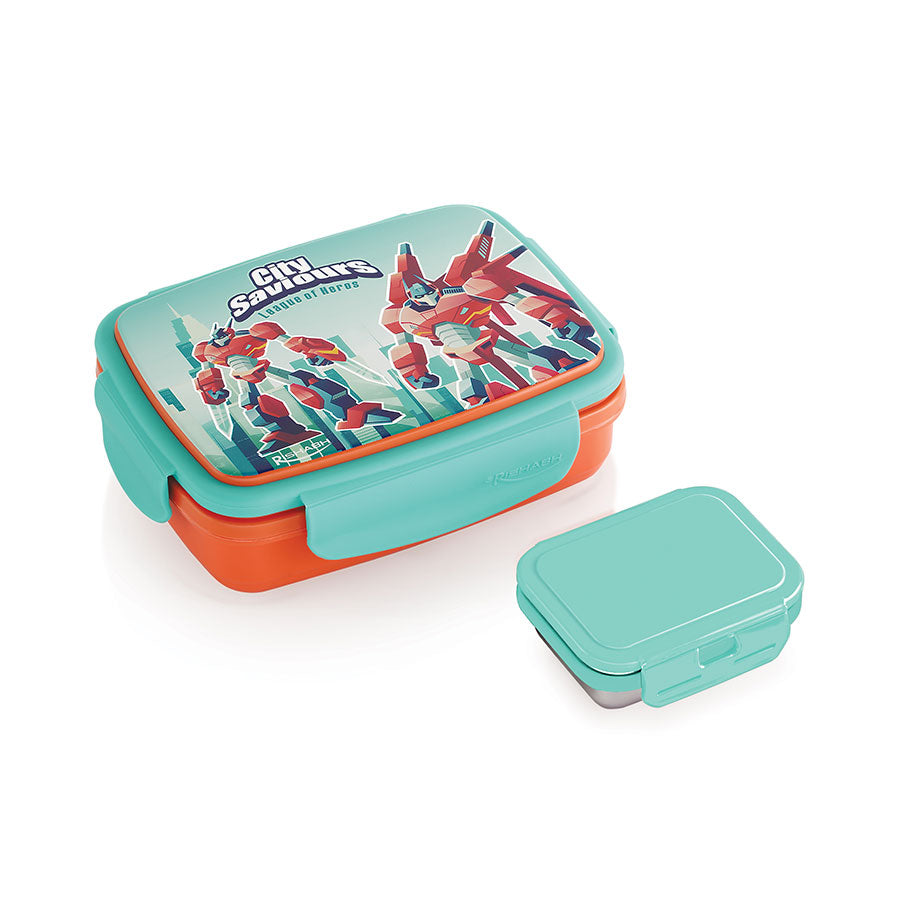 AM3650 Rishabh Nutri Steel Small Lunch Box Set of 1 Pcs