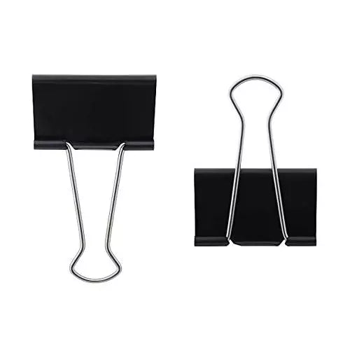 AM2175 Black Clip 12Pcs Binder Clip 32mm