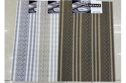A07057 MMT-TS4 6-Piece Woven Table Mat Set (30x45cm) – Assorted Colors