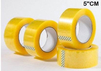 A07061 TP-150 Heavy-Duty Packing Tape (150 M, Clear Yellow)