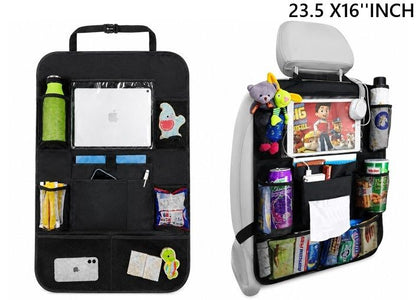 A07068 Multi-Pocket Car Backseat Storage Organizer with Tablet Holder