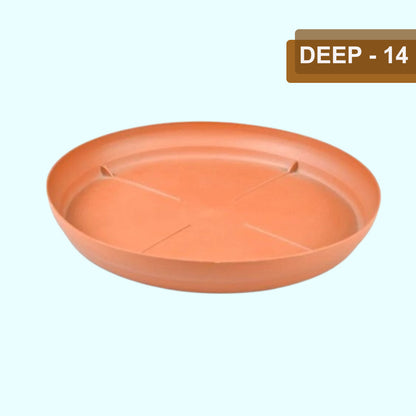 AM0942 Flower Pot Plant Saucer 14 Inch Base Plate Tray