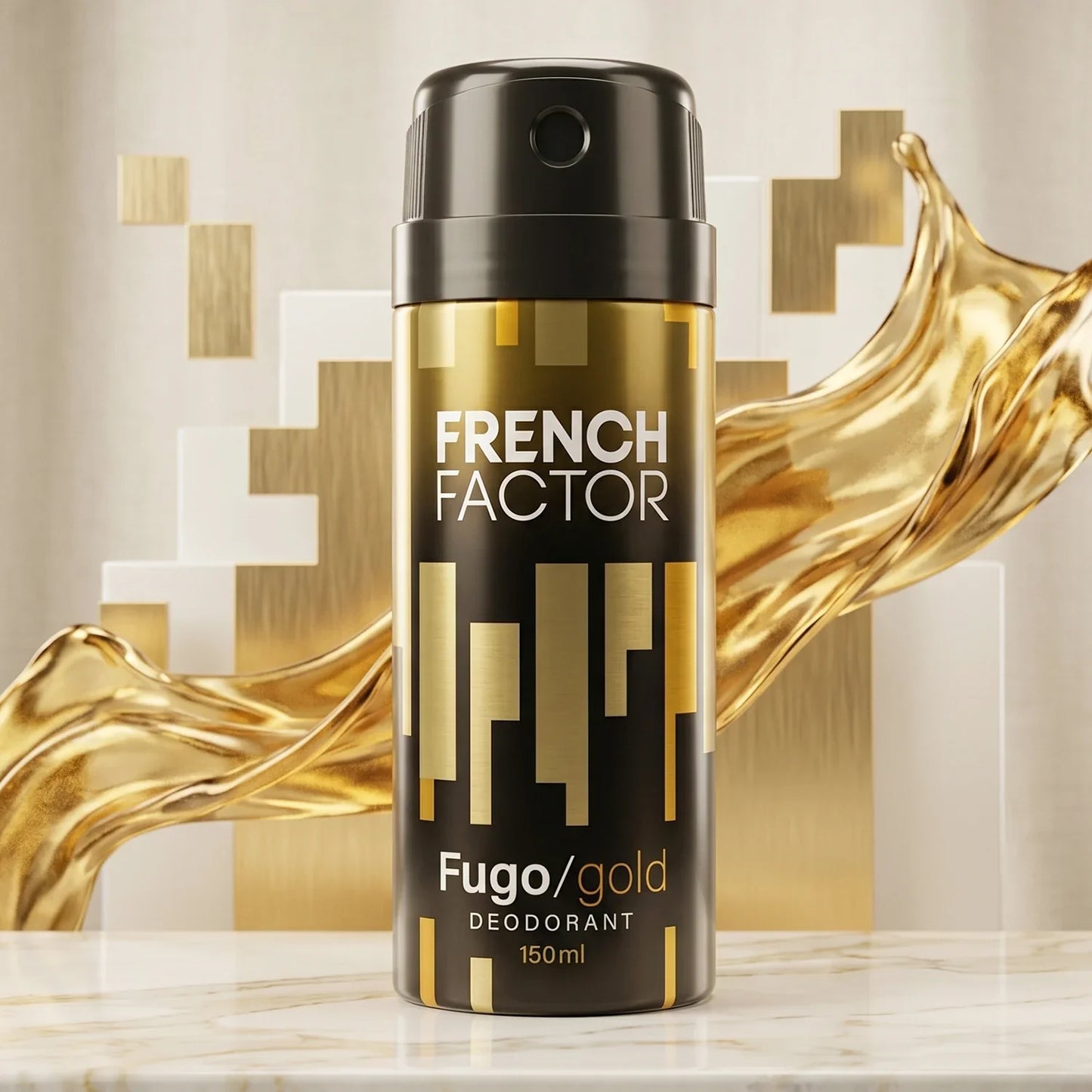23712 French Factor Fugo Gold Deodorant Body Spray (1 Pc, 150 ML)
