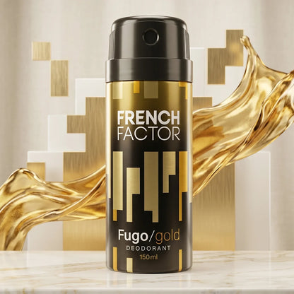 23712 French Factor Fugo Gold Deodorant Body Spray (1 Pc, 150 ML)