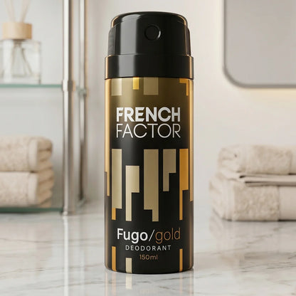 23712 French Factor Fugo Gold Deodorant Body Spray (1 Pc, 150 ML)