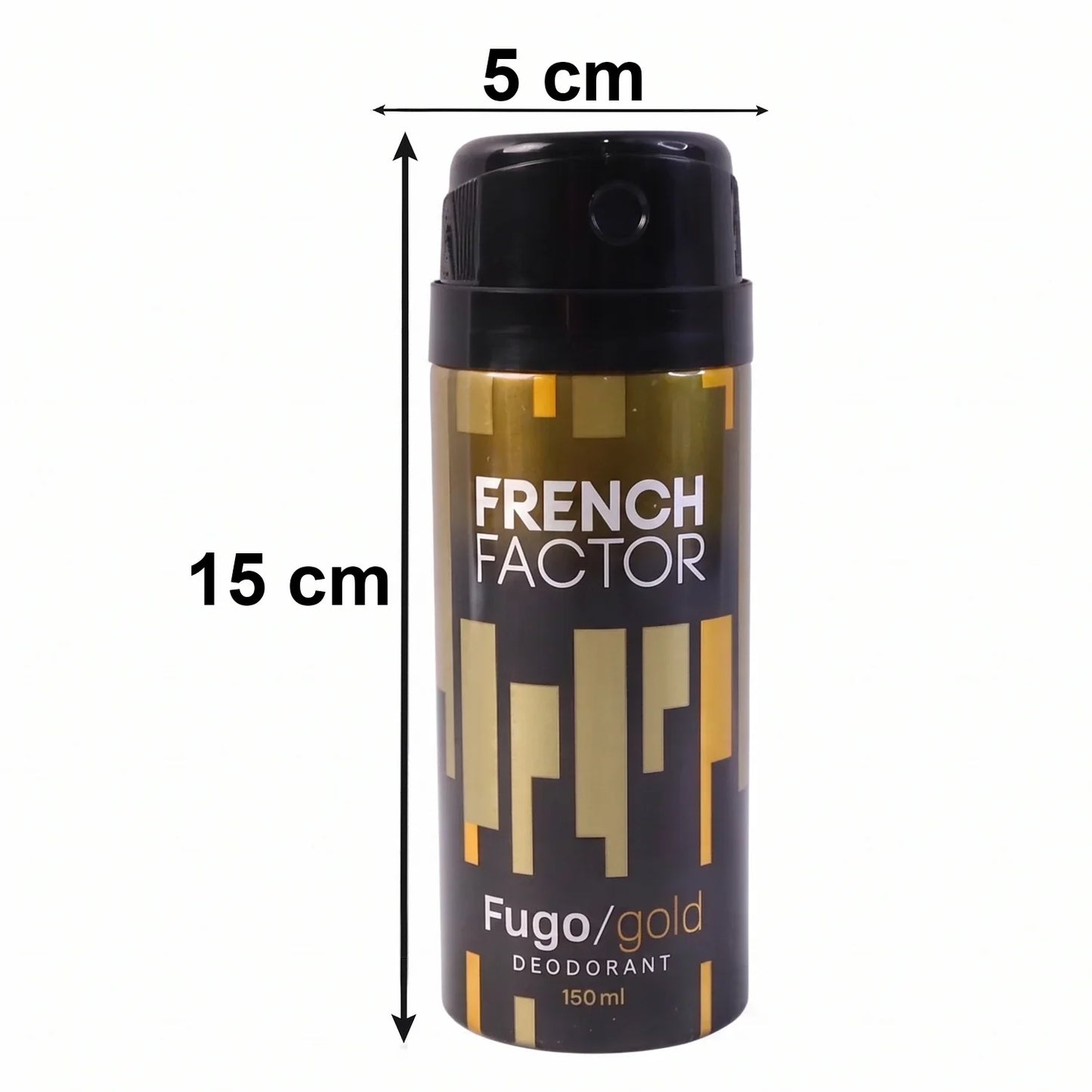23712 French Factor Fugo Gold Deodorant Body Spray (1 Pc, 150 ML)