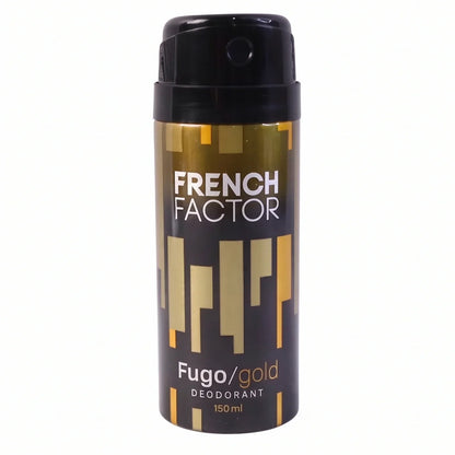 23712 French Factor Fugo Gold Deodorant Body Spray (1 Pc, 150 ML)