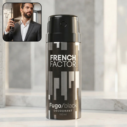 23711 French Factor Fugo Black Deodorant Body Spray (1 Pc, 150 ML)