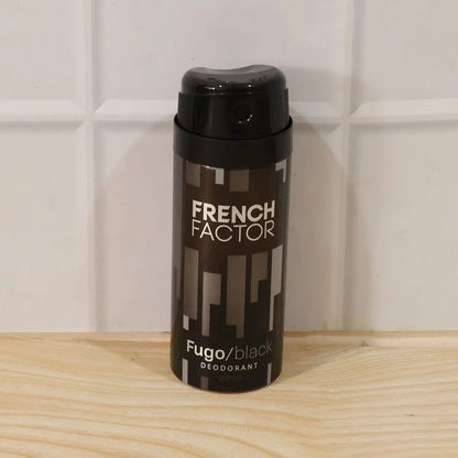 23711 French Factor Fugo Black Deodorant Body Spray (1 Pc, 150 ML)
