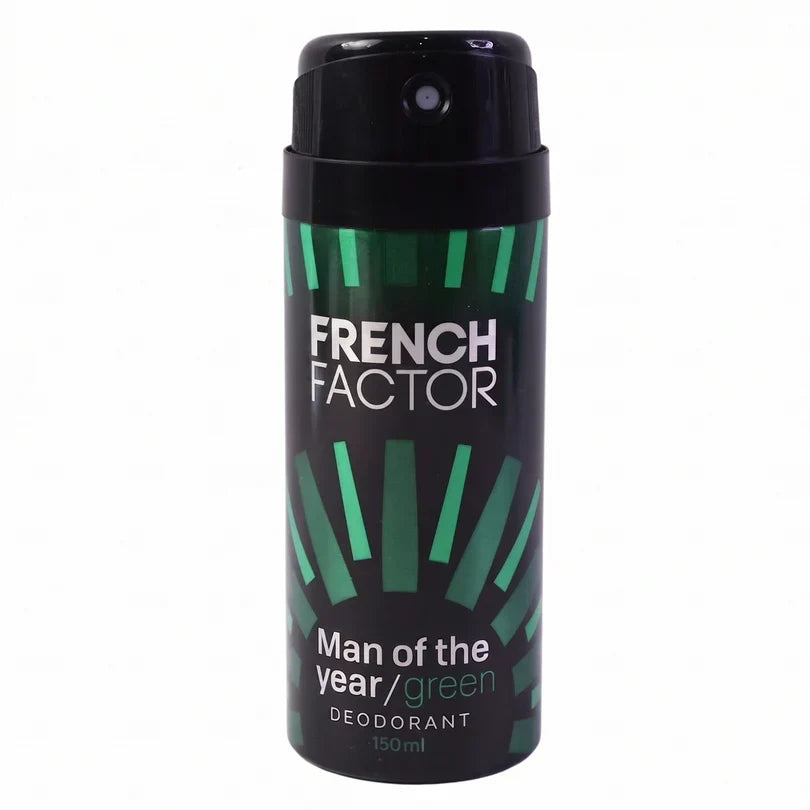23715 French Factor Man Of The Year Green Body Spray (1 Pc, 150 ML)