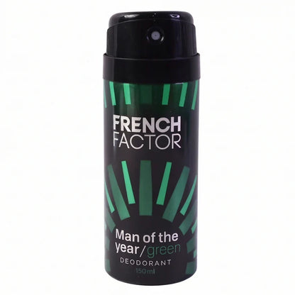 23715 French Factor Man Of The Year Green Body Spray (1 Pc, 150 ML)