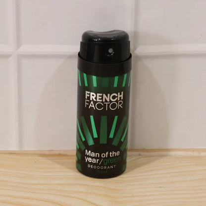 23715 French Factor Man Of The Year Green Body Spray (1 Pc, 150 ML)