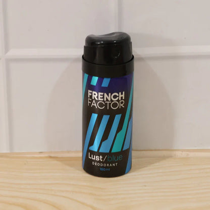 23713 French Factor Lust Blue Deodorant Body Spray (1 Pc, 150 ML)